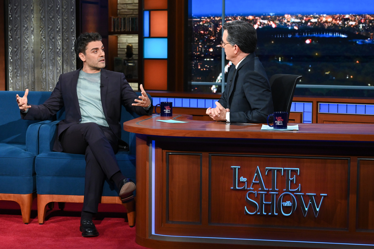 Le Late Show avec Stephen Colbert et Oscar Isaac