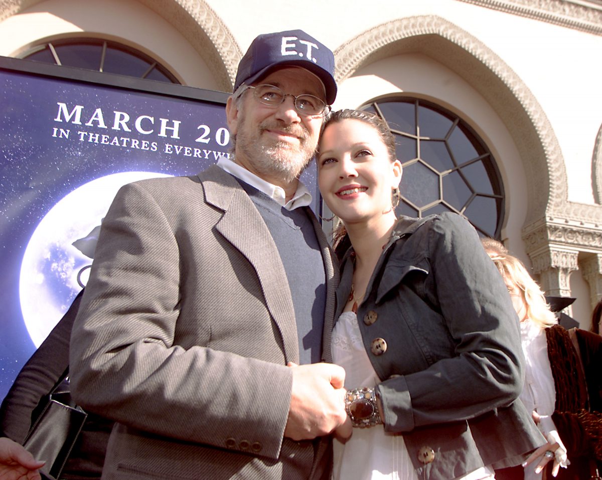 Steven Spielberg et Drew Barrymore assistent à la première du 20e anniversaire d'ET