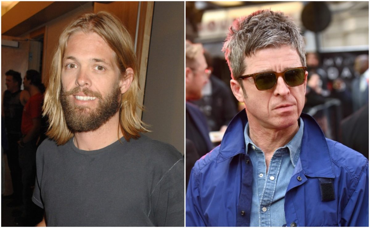Taylor Hawkins lors des VH1 Rock Honors 2007. Noel Gallagher assiste à la première mondiale de