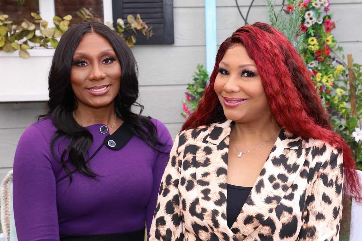 Towanda et Traci Braxton posent pour la photo