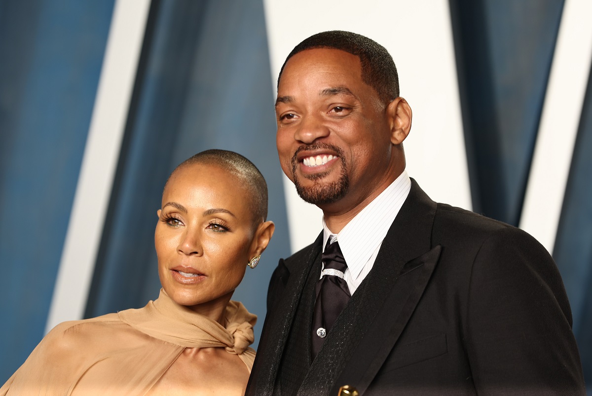 Will Smith souriant aux côtés de Jada Pinkett Smith.