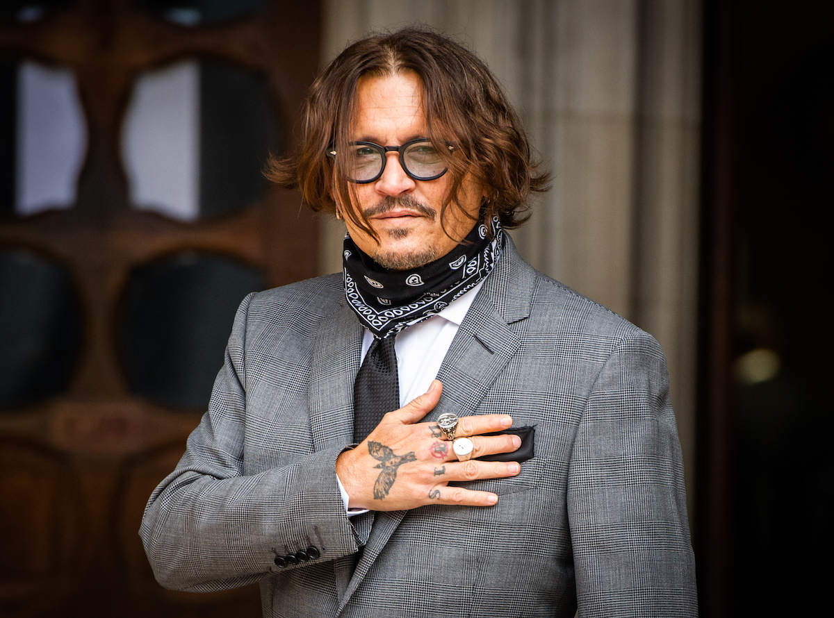 Johnny Depp en costume