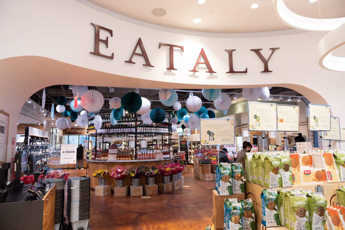 Eataly NYC Downtown rouvre avec Color Factory pour La Pizza & La Pasta Une installation artistique Colori créée par l'artiste Eric Rieger