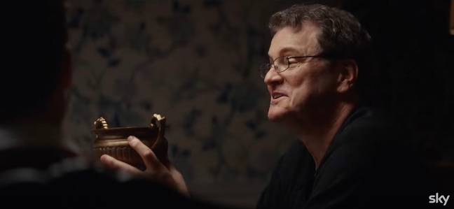 Colin Firth dans le rôle de Michael Peterson.  Crédit : Ciel