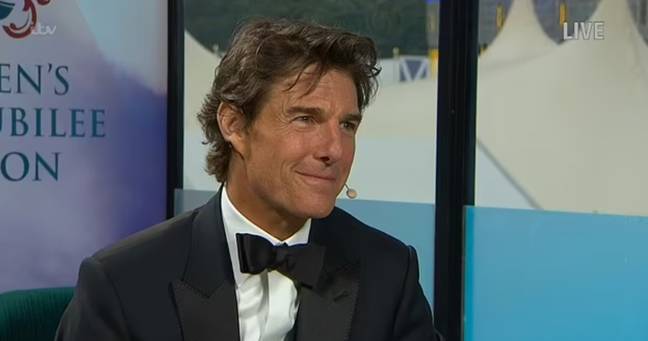 Tom Cruise a fait une apparition aux célébrations du jubilé de platine de la reine à Windsor.  1 crédit 