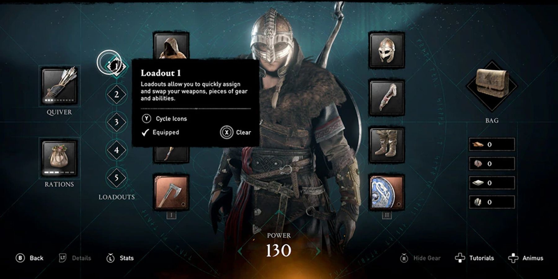 Chargement de l'armurerie Assassin's Creed Valhalla