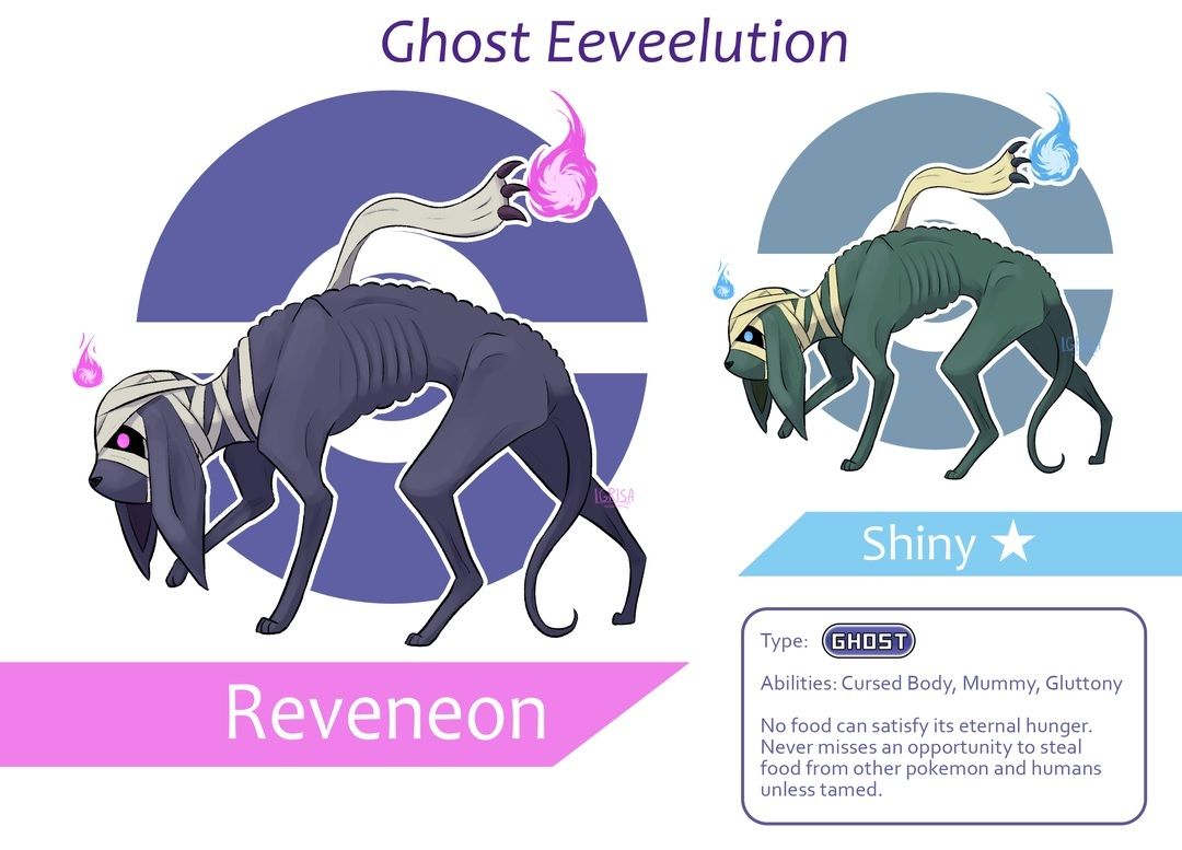 pokemon fantôme type eevee évolution