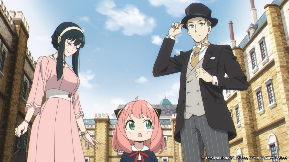 Yor, Anya et Loid dans l'épisode 4 de