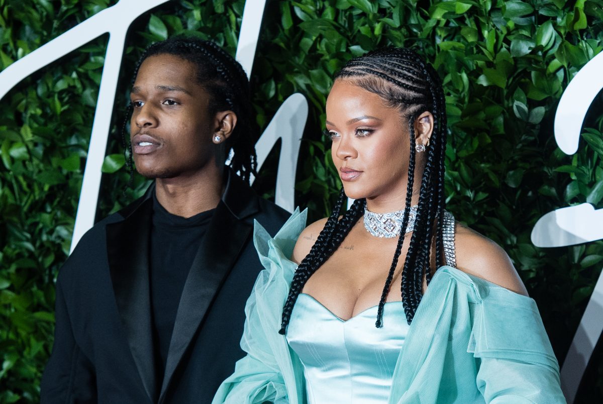 ASAP Rocky et Rihanna sur le tapis rouge.