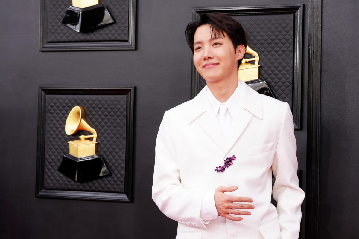 J-Hope de BTS aux Grammy Awards 2022
