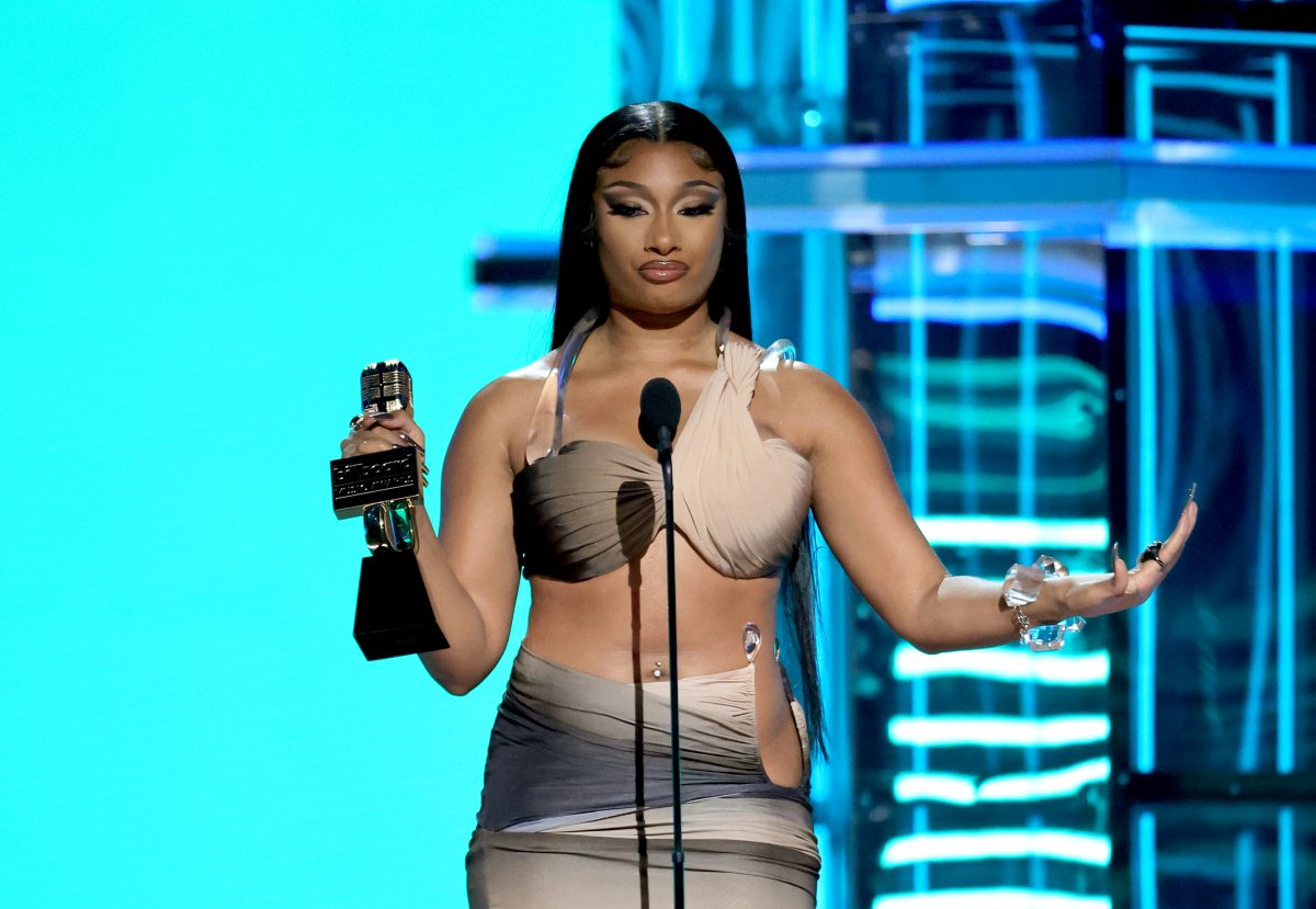 Megan Thee Stallion sur scène aux Billboard Music Awards 2022