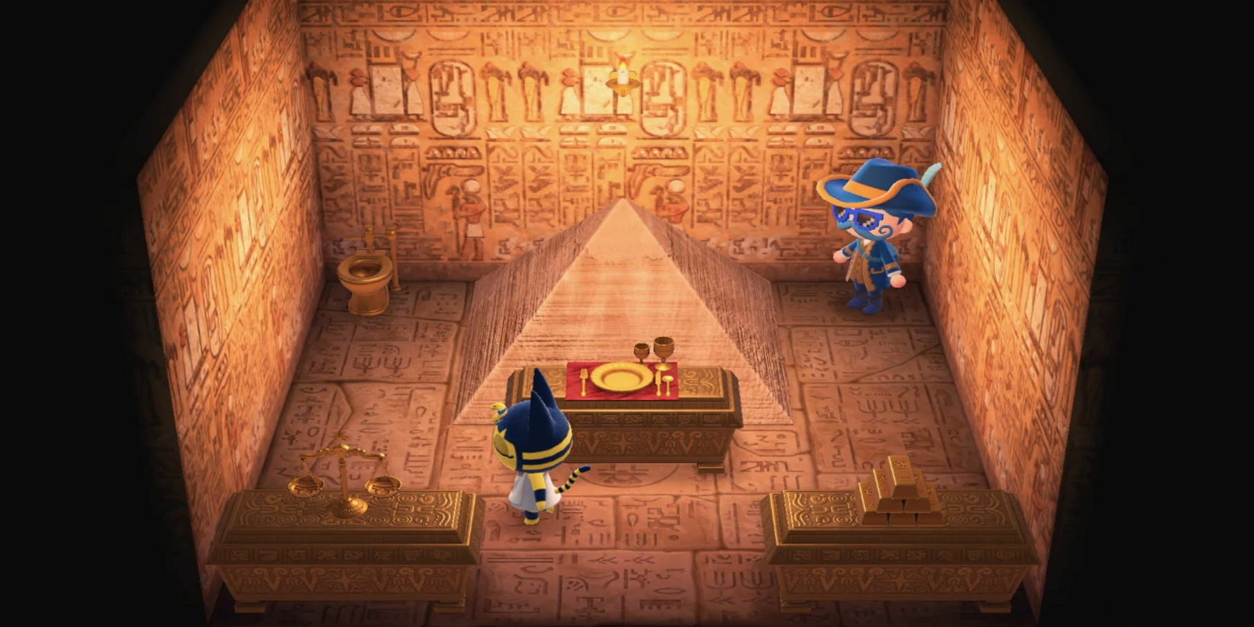 ankha animal traversant de nouveaux horizons maison