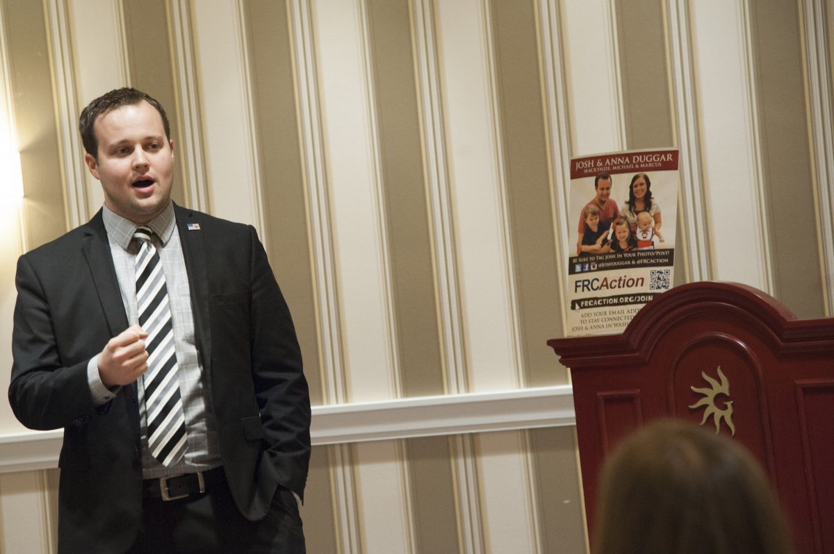 Josh Duggar lors d'une conférence