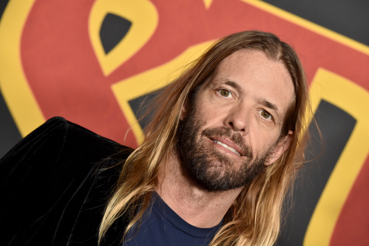 Le batteur des Foo Fighters, Taylor Hawkins, en février 2022.