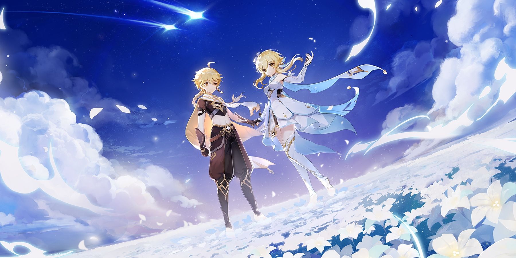Genshin Impact personnages Éther et Lumine