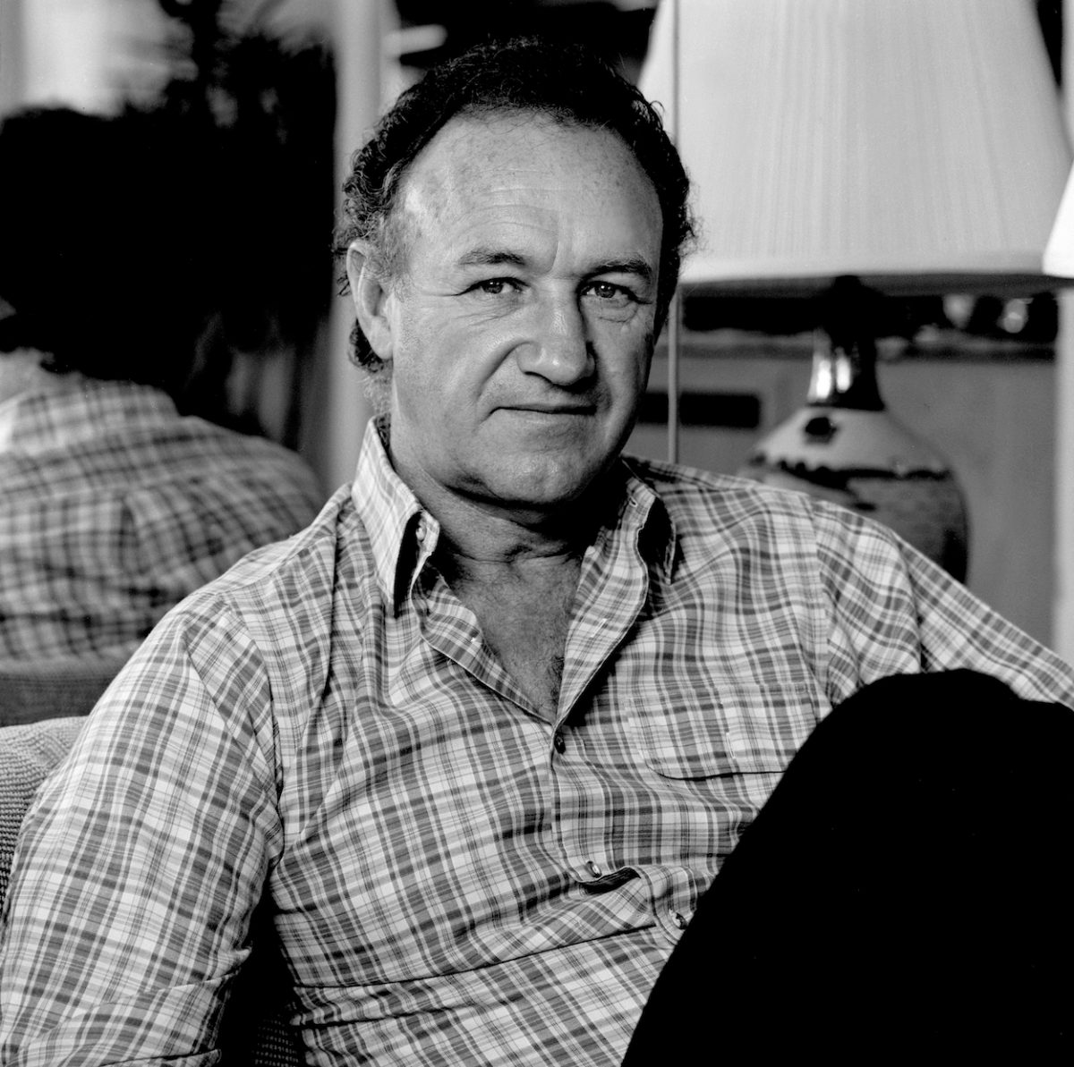 Gene Hackman, dont le héros de film était James Cagney, à Chicago en 1985.