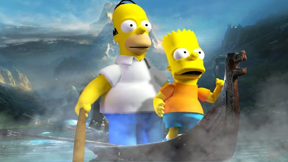 God of War Mod ajoute des personnages Simpsons au jeu