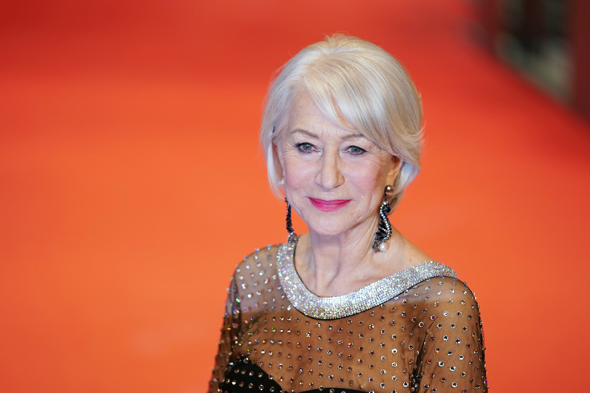Helen Mirren sur le tapis rouge