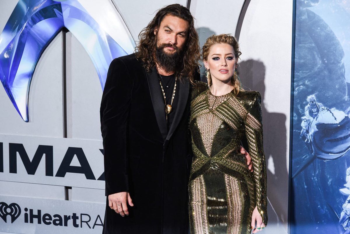 Jason Momoa et Amber Heard assistent à la première d'Aquaman