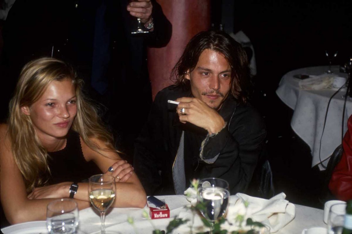 Johnny Depp et Kate Moss à la première de 