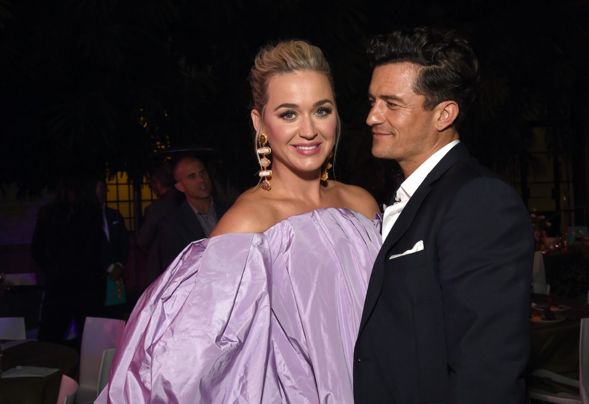 Katy Perry (à gauche) et Orlando Bloom assistent au Power of Women de Variety même en 2021.
