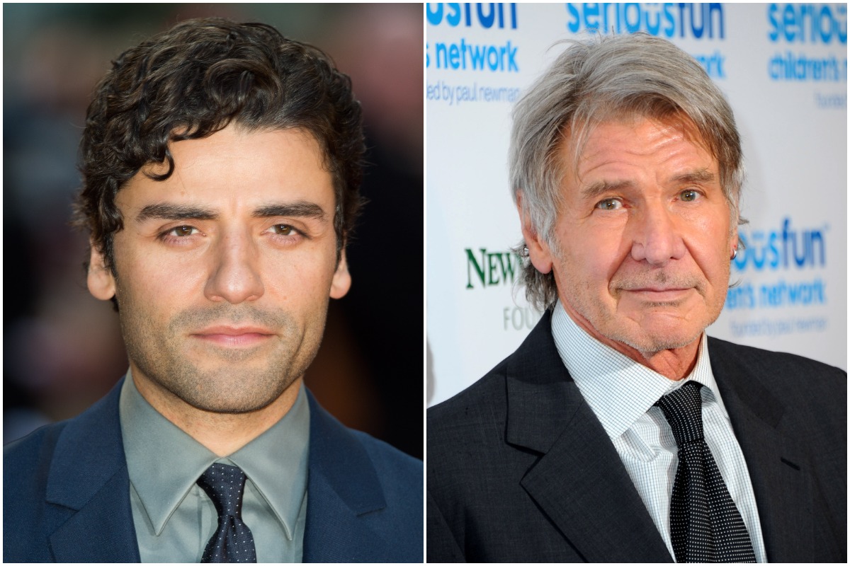 Oscar Isaac cheveux Harrison Ford Star Wars