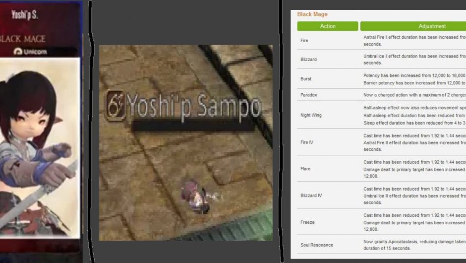 Les fans de Final Fantasy 14 se sont souvenus des buffs PvP de Black Mage si fort que Yoshi-P s&rsquo;est excusé