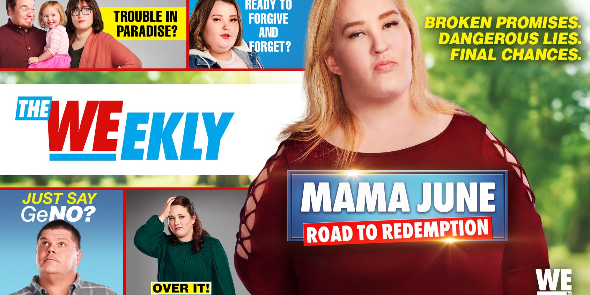 Mama June Shannon et sa famille sont présentées dans la photo du casting de Road to Redemption de WeTV.
