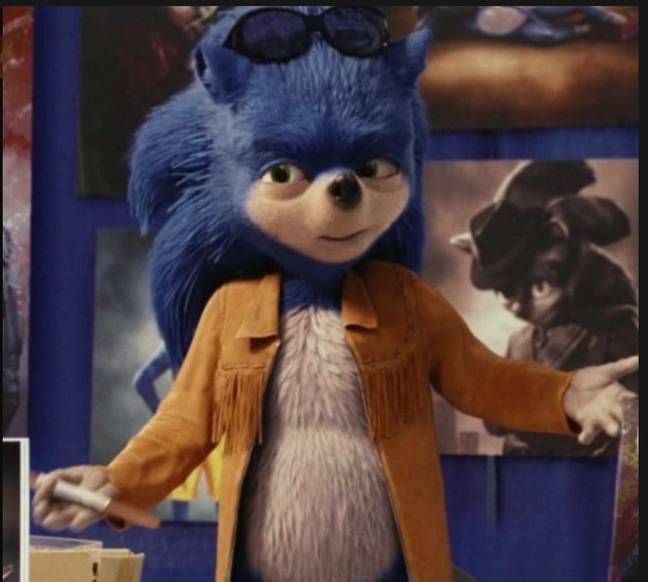 Présentation de 'Ugly Sonic'.  Crédit : Disney