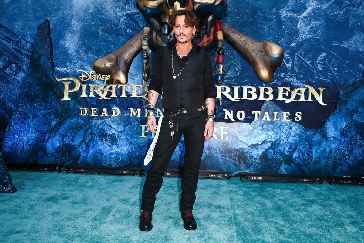 Johnny Depp assiste à la première du film Pirates des Caraïbes : Dead Men Tell No Tales
