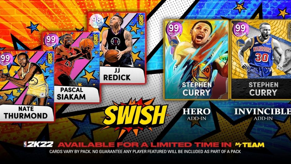 NBA 2K22 lance la série de packs SWISH avec un nouveau code de casier