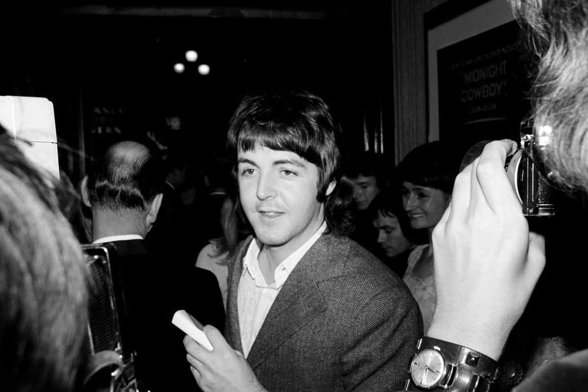 Paul McCartney des Beatles à l'ouverture de 'Midnight Cowboy'