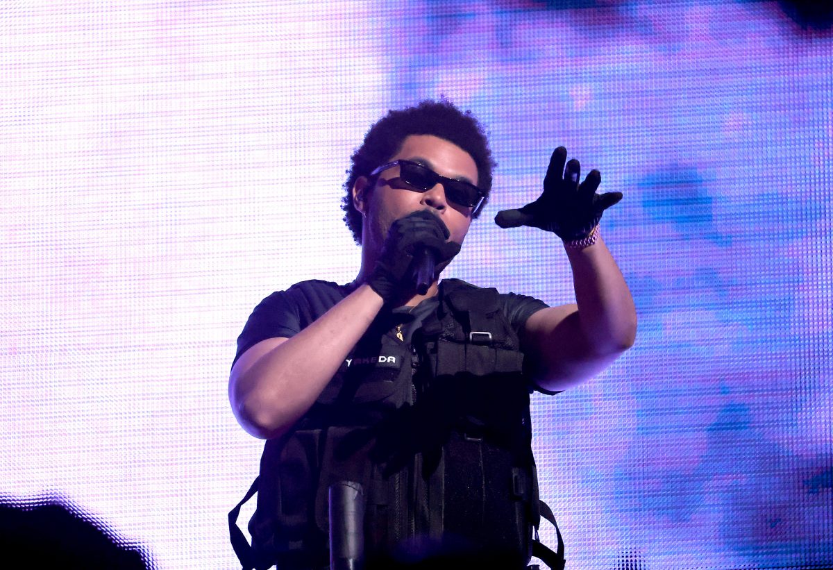 The Weeknd se produit sur la scène de Coachella lors du Coachella Valley Music And Arts Festival 2022