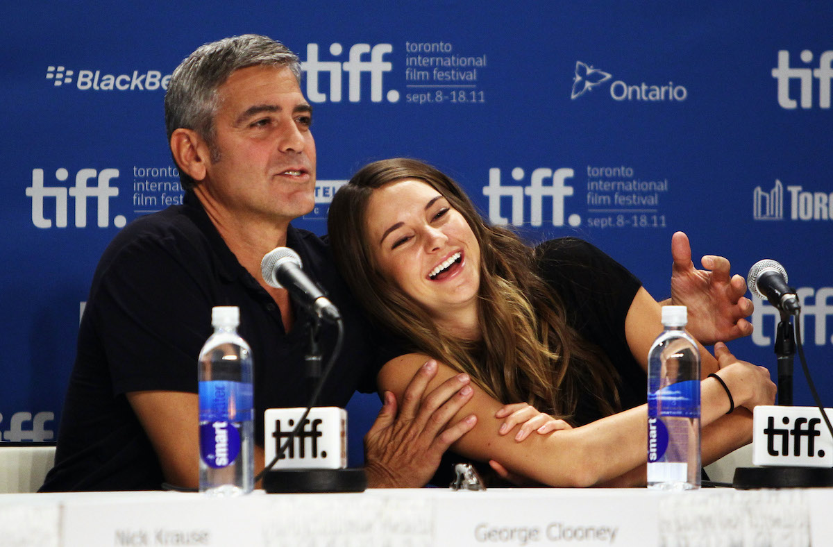 George Clooney et Shailene Woodley