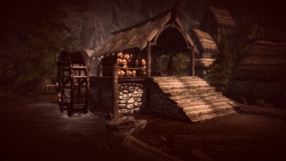 Un clip troublant de Skyrim montre que le cadavre est coincé dans la scie