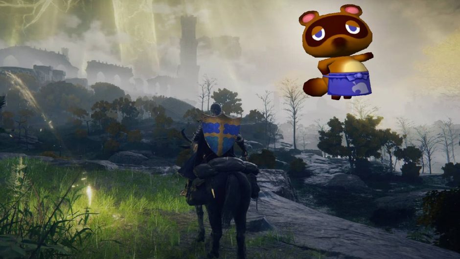 Un fan art mignon combine Elden Ring et Animal Crossing