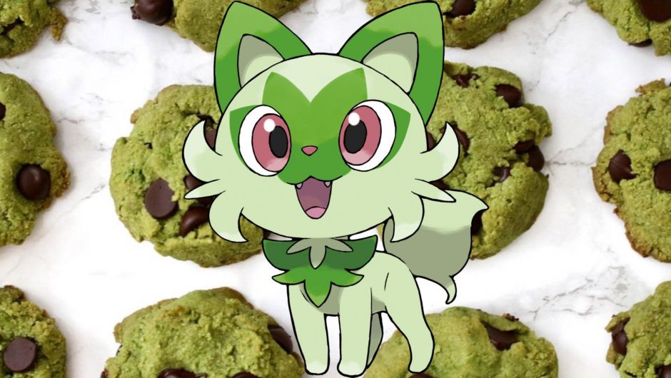 Un fan de Pokémon fabrique des biscuits au matcha inspirés de Sprigatito