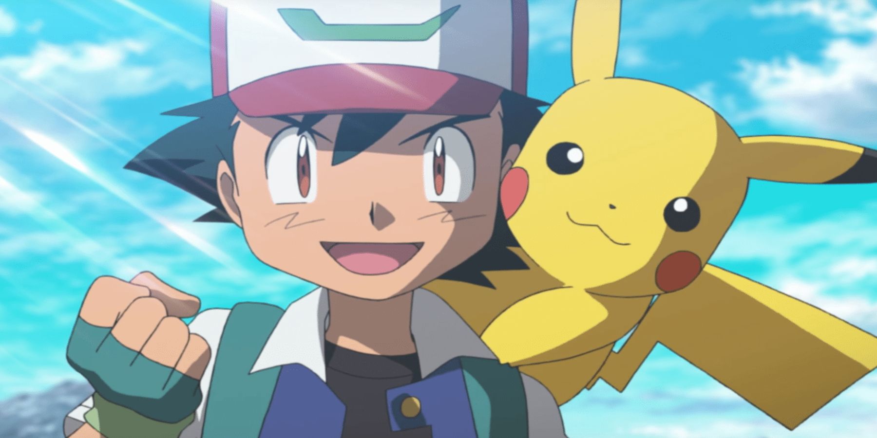 Capture d'écran Pokémon de cendre et pikachu