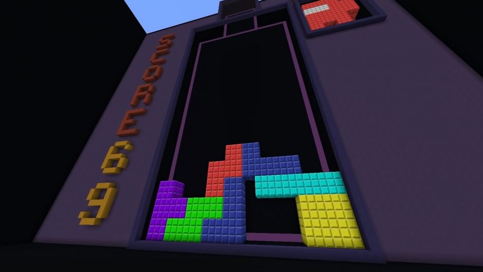 YouTuber crée un jeu de Tetris géant dans Minecraft