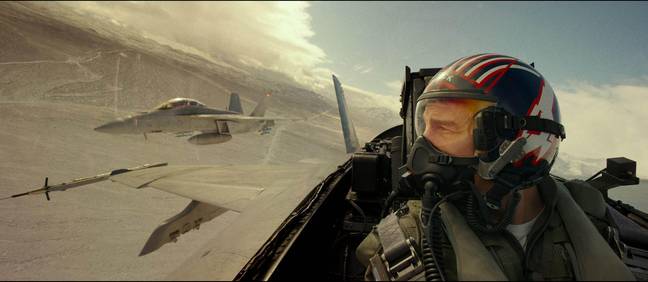 Les ceintures ne manquent pas en ce moment, comme Top Gun: Maverick.  Crédit : Alamy