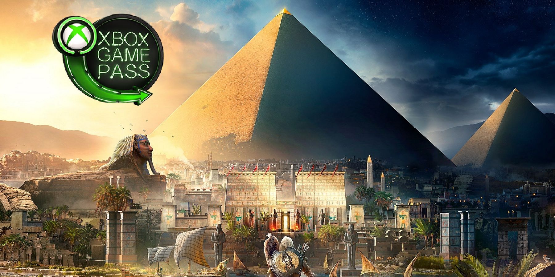 assassins creed origins avec logo game pass