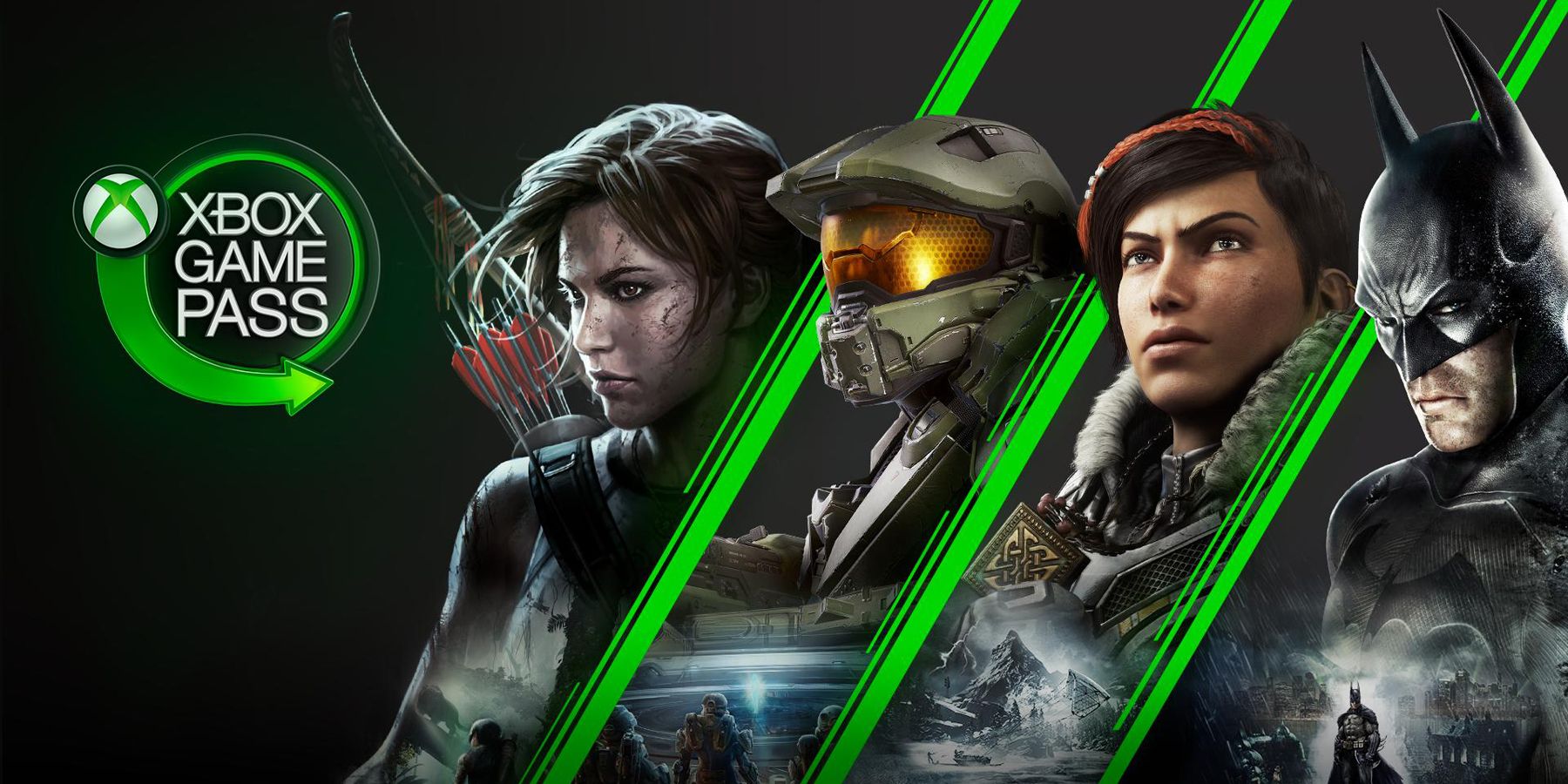 Xbox Game Pass Tomb Raider, Gears of War, Halo et Batman
