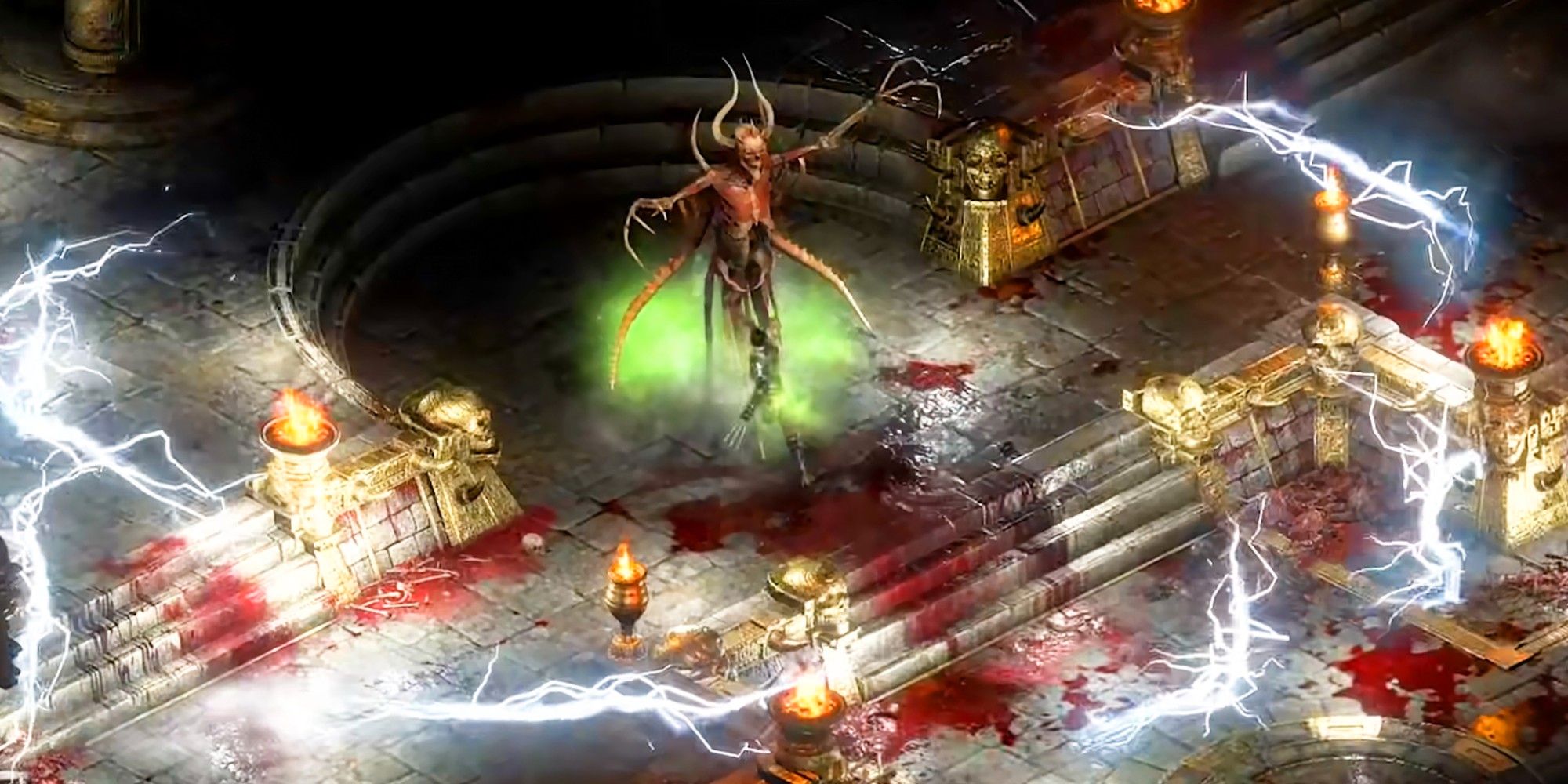 Diablo 2 Resurrected combat un boss