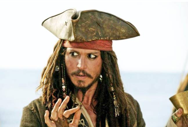 Depp fait partie des films Pirates des Caraïbes depuis 2003. Source : Alamy