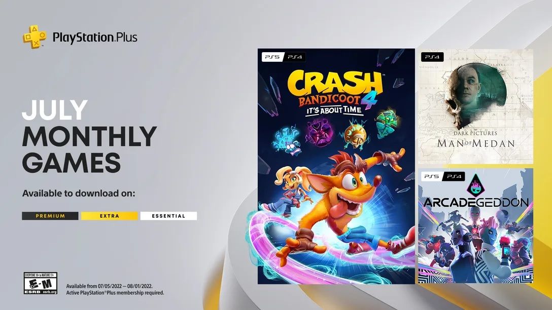 ps plus jeux gratuits juillet 2022