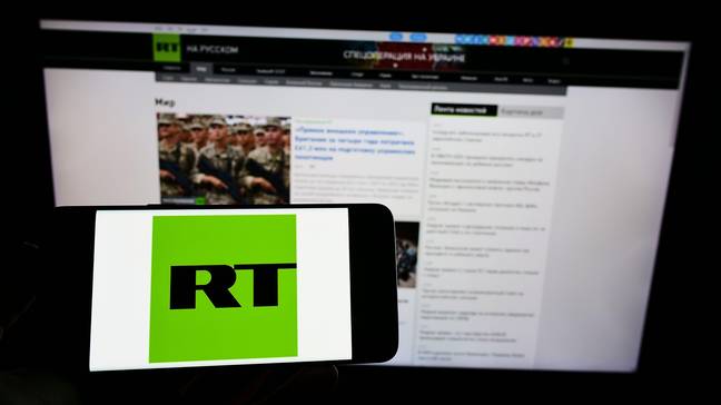 L'Ofcom a interdit Russia Today plus tôt cette année.  Crédit : Alamy 