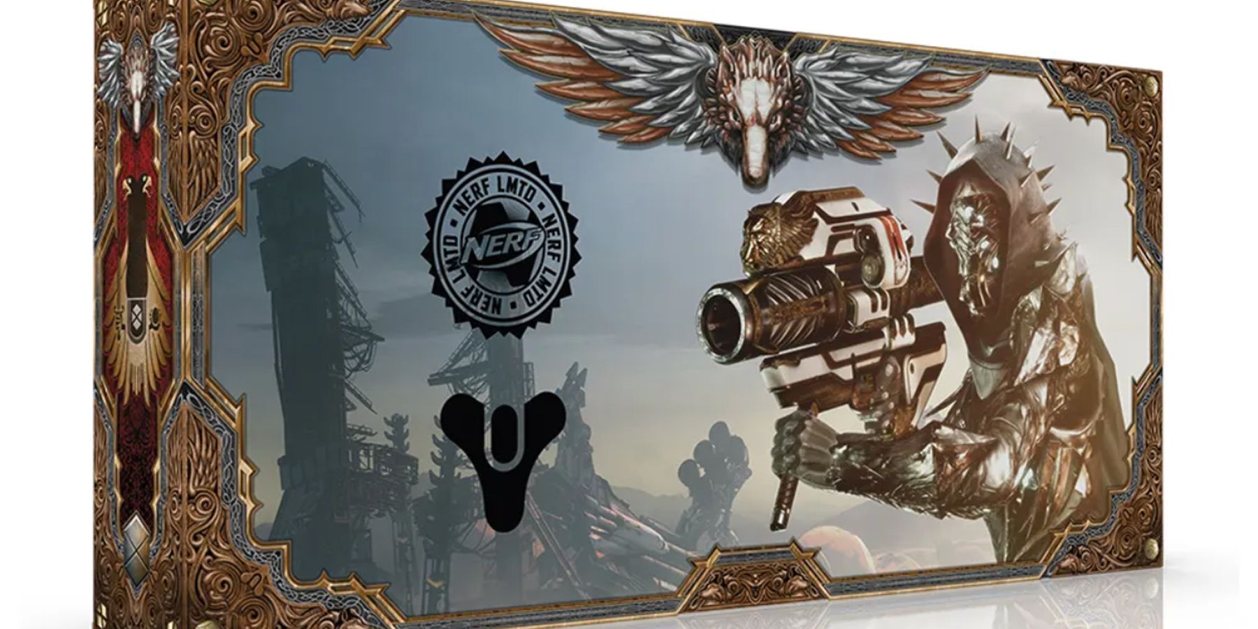Boîte de pistolet Destiny 2 Gjallarhorn Nerf
