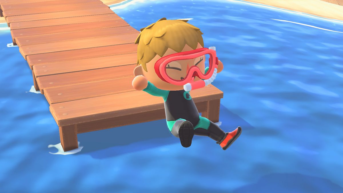 Animal Crossing: le personnage de New Horizons saute dans l'océan dans le cadre d'une mise à jour de juin