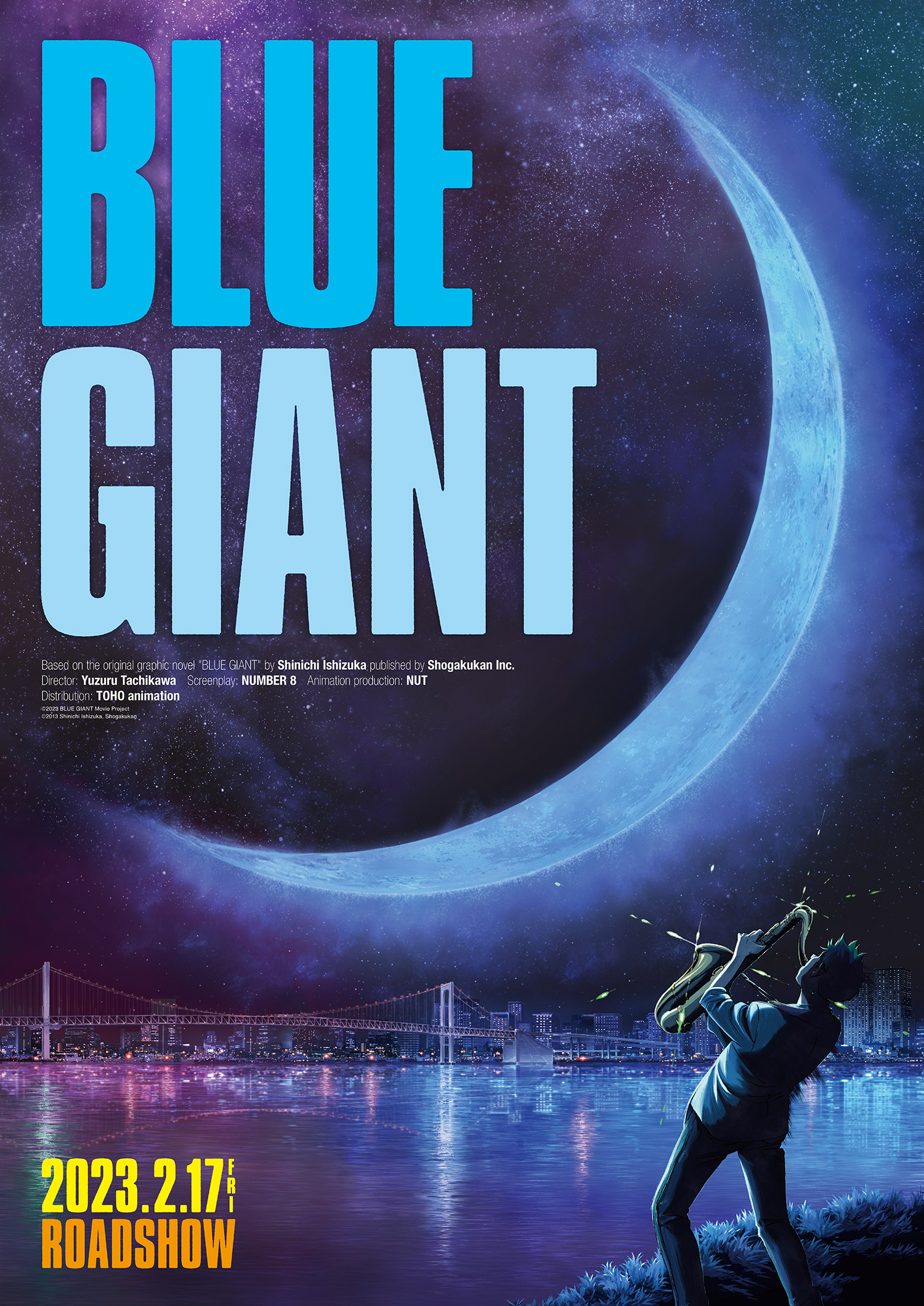 Blue Giant Anime Film Visuel