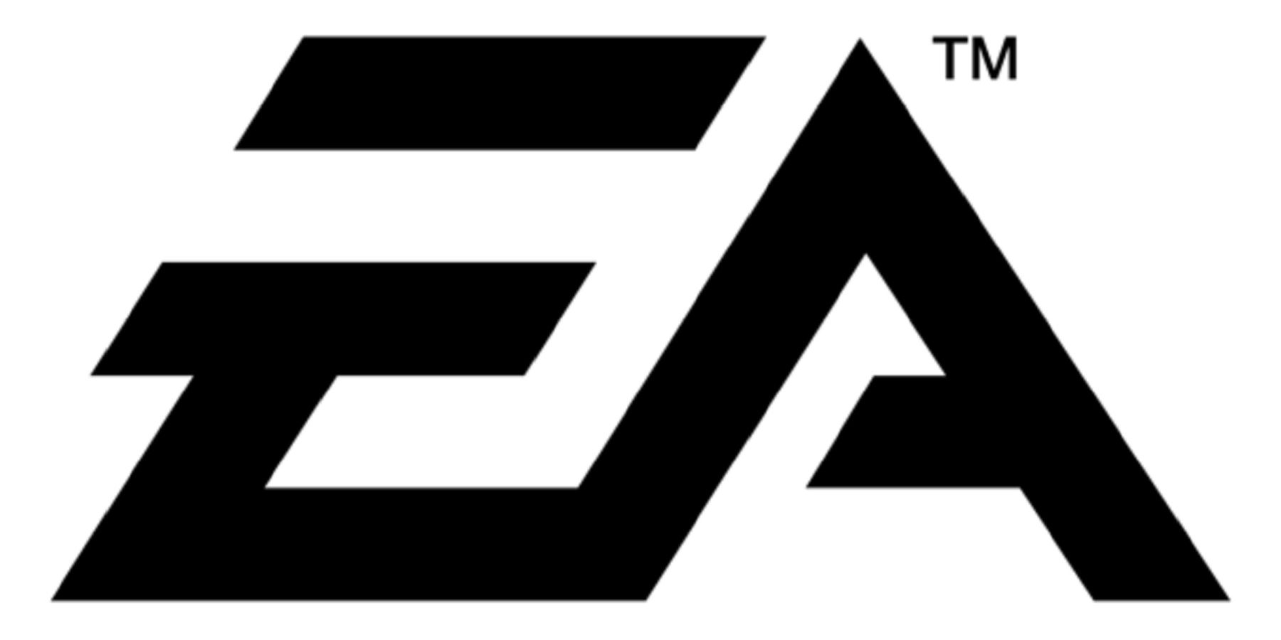 Logo EA noir sur blanc